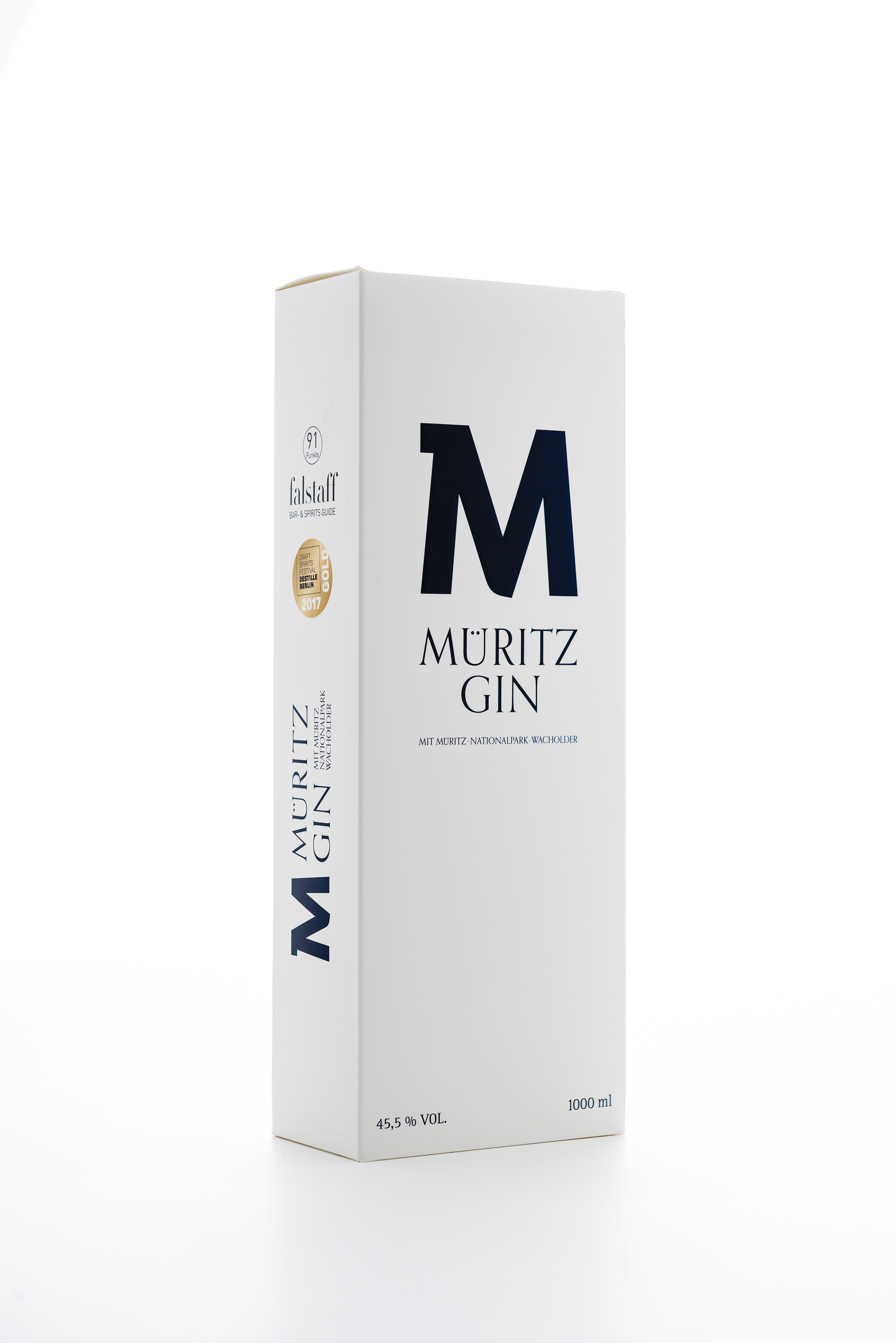 Müritz Gin Verpackung 1000 ml
